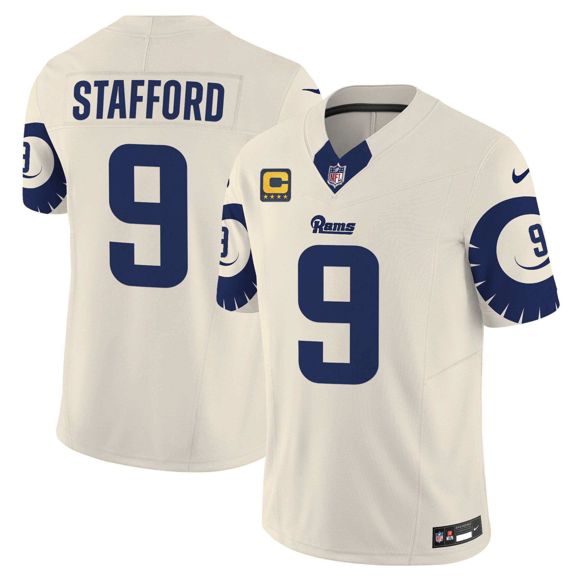 Men Los Angeles Rams #9 Stafford Cream 2024 Nike Special Vapor Limited NFL Jersey->indianapolis colts->NFL Jersey